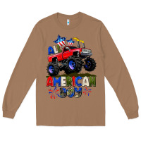 Toasted Coconut All American Boy 4th july Long Sleeve Tee - CowGirlArtShop