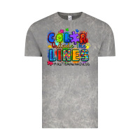 Cloud Rock color outside the lines autism awareness Vintage Tee - Zillion Design Studio