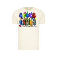 Vintage Arctic color outside the lines autism awareness Vintage Tee - Zillion Design Studio