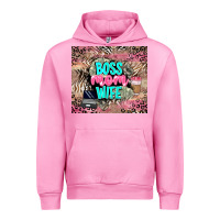 Fuchsia Pink boss mom wife Urban Hoodie - LillyAllenDesigns