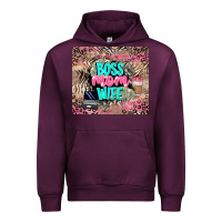 Mauve Wine boss mom wife Urban Hoodie - LillyAllenDesigns