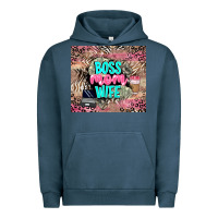 Pigment Midnight Navy boss mom wife Urban Hoodie - LillyAllenDesigns