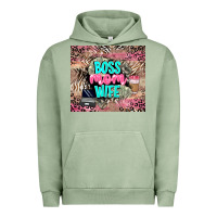 Pigment Oil Green boss mom wife Urban Hoodie - LillyAllenDesigns