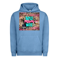 Pigment Pebble Blue boss mom wife Urban Hoodie - LillyAllenDesigns