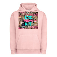Pigment Salmon boss mom wife Urban Hoodie - LillyAllenDesigns