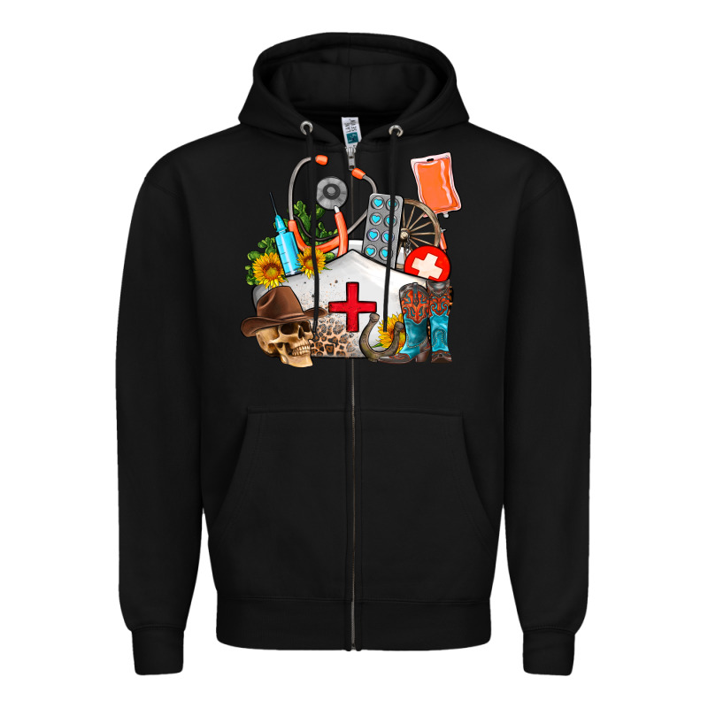 Nurse  Summer Zipper Hoodie by AdoDesignShop | Teevron