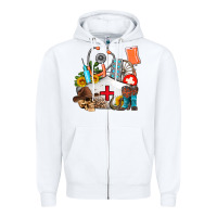 White nurse  summer Zipper Hoodie - AdoDesignShop