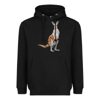 Black kangaroo Heavyweight Hoodie - LillyAllenDesigns