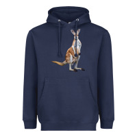 Navy kangaroo Heavyweight Hoodie - LillyAllenDesigns