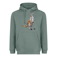 Sage kangaroo Heavyweight Hoodie - LillyAllenDesigns