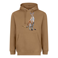 Toasted Coconut kangaroo Heavyweight Hoodie - LillyAllenDesigns