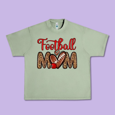Football Mom Urban Heavy Tee Designed By Zillion Design Studio