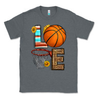 Charcoal Heather western basketball love Classic Tee - HRA Design Shop