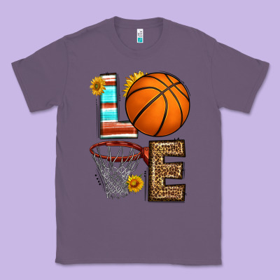 Western Basketball Love Classic Tee Designed By Hra Design Shop