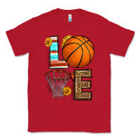 Red western basketball love Classic Tee - HRA Design Shop
