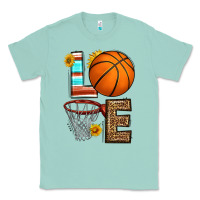 Seafoam western basketball love Classic Tee - HRA Design Shop