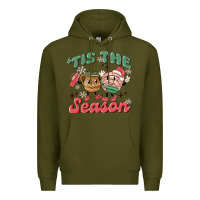 Army Green mexican christmas tis the season Premium Hoodie - MaliasSmallBusiness