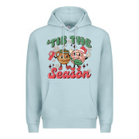 Blue Mist mexican christmas tis the season Premium Hoodie - MaliasSmallBusiness