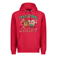 Cardinal mexican christmas tis the season Premium Hoodie - MaliasSmallBusiness