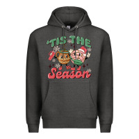 Charcoal Heather mexican christmas tis the season Premium Hoodie - MaliasSmallBusiness