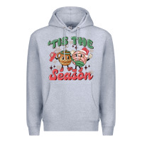 Heather Grey mexican christmas tis the season Premium Hoodie - MaliasSmallBusiness