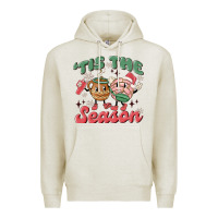 Oatmeal Heather mexican christmas tis the season Premium Hoodie - MaliasSmallBusiness