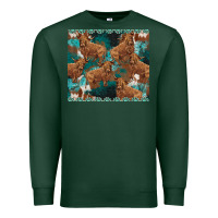 Sports Green turquoises gemstones cowhide highlands cow Premium Sweatshirt - BarkalooDesign
