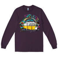 Plum camp more worry less Long Sleeve Tee - SublimationCraftShop