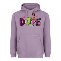 Dope With Afro Black Woman Heavyweight Hoodie | Teevron