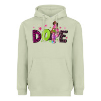 Matcha dope with afro black woman Heavyweight Hoodie - NancyCooperArtShop