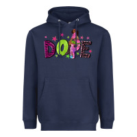 Navy dope with afro black woman Heavyweight Hoodie - NancyCooperArtShop