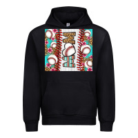 Black baseball mom Urban Hoodie - LillyAllenDesigns