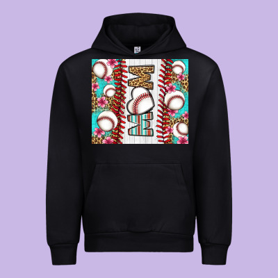 Baseball Mom Urban Hoodie Designed By Lillyallendesigns