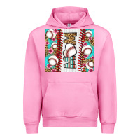 Fuchsia Pink baseball mom Urban Hoodie - LillyAllenDesigns