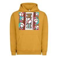 Pigment Peanut Butter baseball mom Urban Hoodie - LillyAllenDesigns
