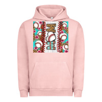 Pigment Salmon baseball mom Urban Hoodie - LillyAllenDesigns