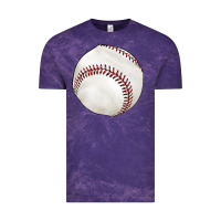 Cloud Purple baseball Vintage Tee - texasbilliewilder