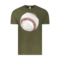 Vintage Olive baseball Vintage Tee - texasbilliewilder