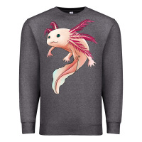 Charcoal Heather axolotl Premium Sweatshirt - Jasminsmagicworld