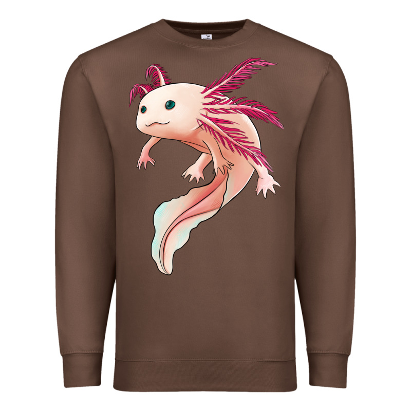 Axolotl Premium Sweatshirt by Jasminsmagicworld | Teevron