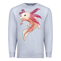 Heather Grey axolotl Premium Sweatshirt - Jasminsmagicworld