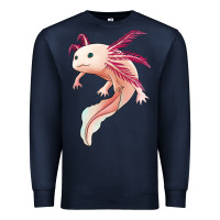 Navy axolotl Premium Sweatshirt - Jasminsmagicworld