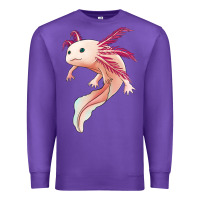Purple axolotl Premium Sweatshirt - Jasminsmagicworld