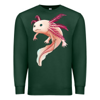 Sports Green axolotl Premium Sweatshirt - Jasminsmagicworld