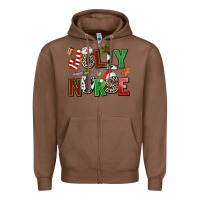 Chestnut jolly nurse Zipper Hoodie - AdoDesignShop