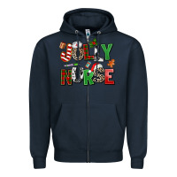 Navy jolly nurse Zipper Hoodie - AdoDesignShop