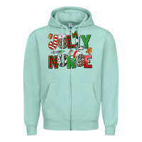 Seafoam jolly nurse Zipper Hoodie - AdoDesignShop
