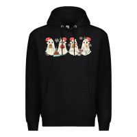 Black pantasmas mexican christmas ghosts Premium Hoodie - MaliasSmallBusiness