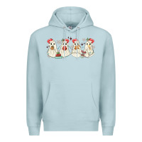 Blue Mist pantasmas mexican christmas ghosts Premium Hoodie - MaliasSmallBusiness