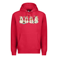 Cardinal pantasmas mexican christmas ghosts Premium Hoodie - MaliasSmallBusiness
